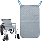 Waterproof Chair Pads for Incontinence, Reusable Highly Absorbent Wheelchair Pads for Seat with Handles, Washable Wheelchair Cover for Adults and Elderly 35.4" x 19.68"