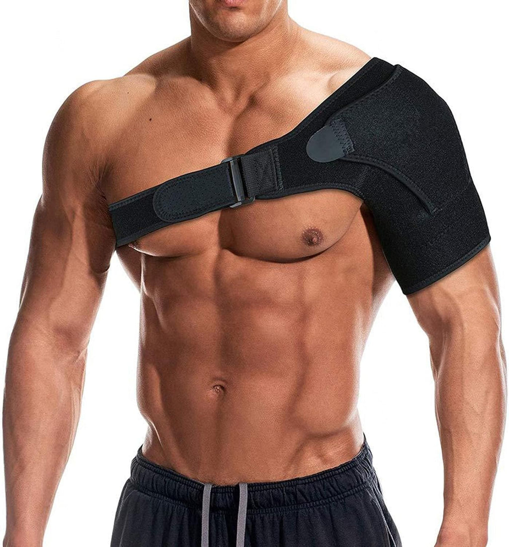 HAPPYNA Adjustable Straps Stabilizer Men Women, Compression Support Wrap Belt, Labrum Tear, Arthritis, Arm Injury Prevention Dislocated Ac Joint, Bursitis, Scapula Tendonitis