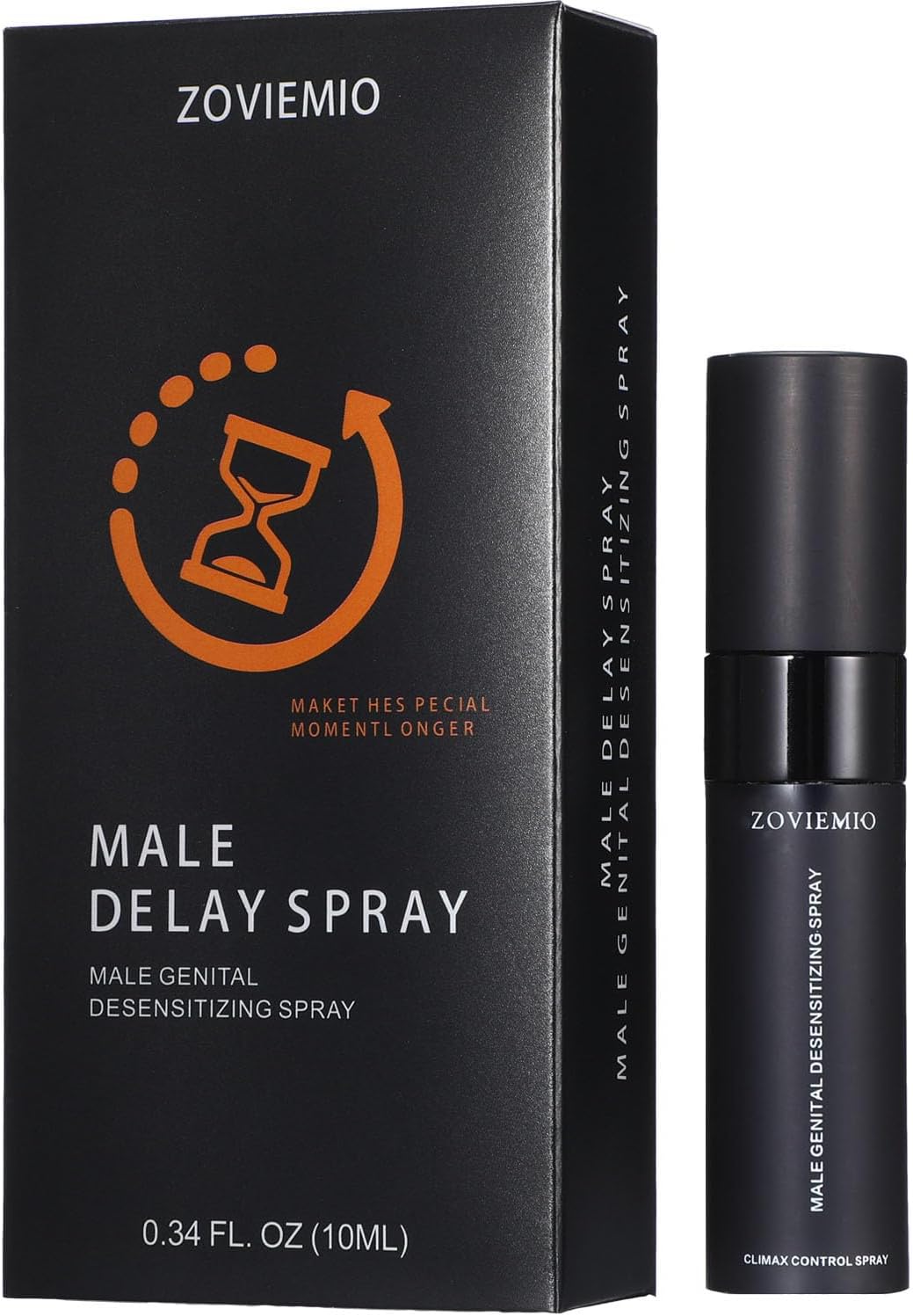Delay Spray, Male desensitizing Spray delay Sprite Duration Sprayer Last Longer in Bed for Men, Climax Control Gift for him