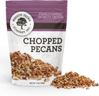 HUDSON PECAN COMPANY | Fresh Chopped Georgia Pecans | Local, All-Natural & Kosher, Heart-Healthy | Crunchy Nuts Perfect for Baking, Cooking, Salads & Desserts, 12 oz Resealable Bag