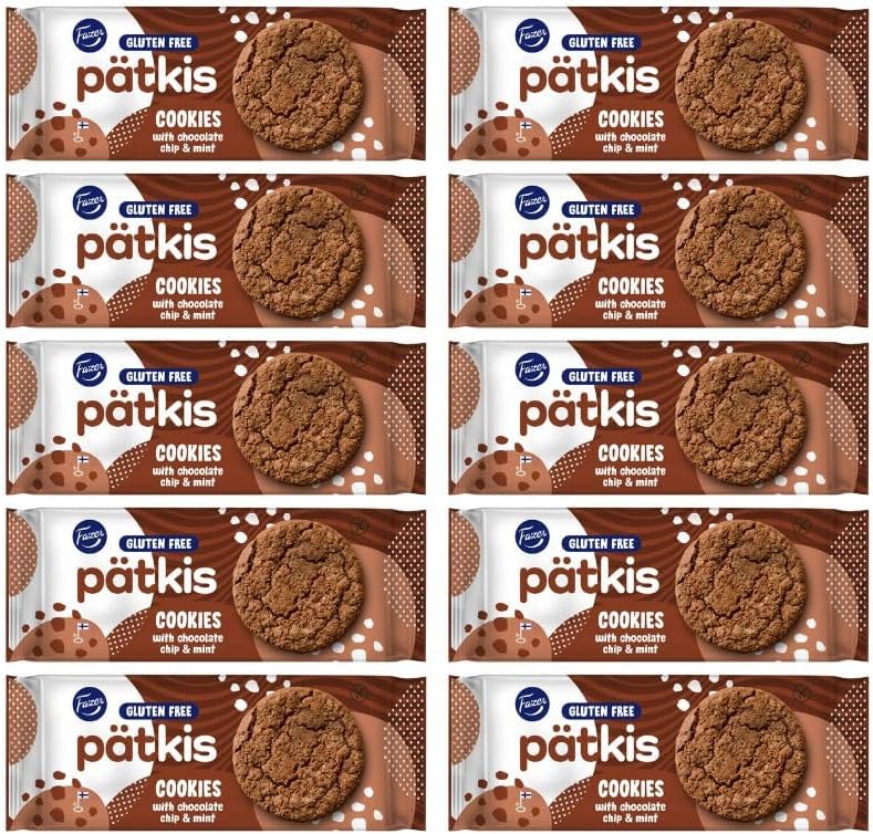 Fazer Patkis Glutenfree Cookies 10 Packs of 140g 49oz
