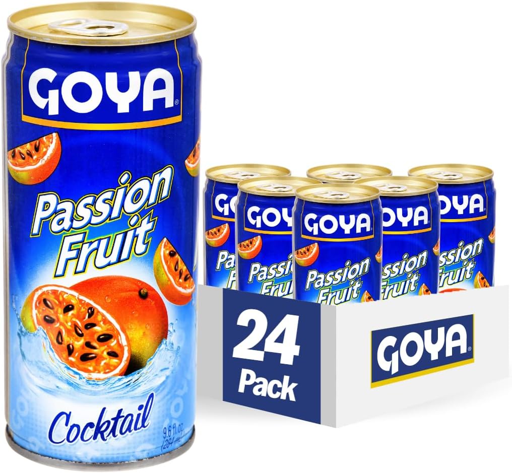 Goya Foods Passion Fruit Cocktail, 9.6 Fl Oz (Pack of 24)