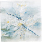 IHR Ideal Home Range Cocktail Napkins Disposable 3-Ply Paper Party Napkin Pack, 5" x 5", Dragonfly, 20-Count