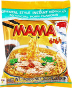 MAMA Instant Noodles Artificial Pork Flavor,30 Pkgs.x 2.12 Oz.(60g)