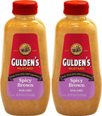 Gulden's spicy brown mustard 2/24 oz (pack of 2)