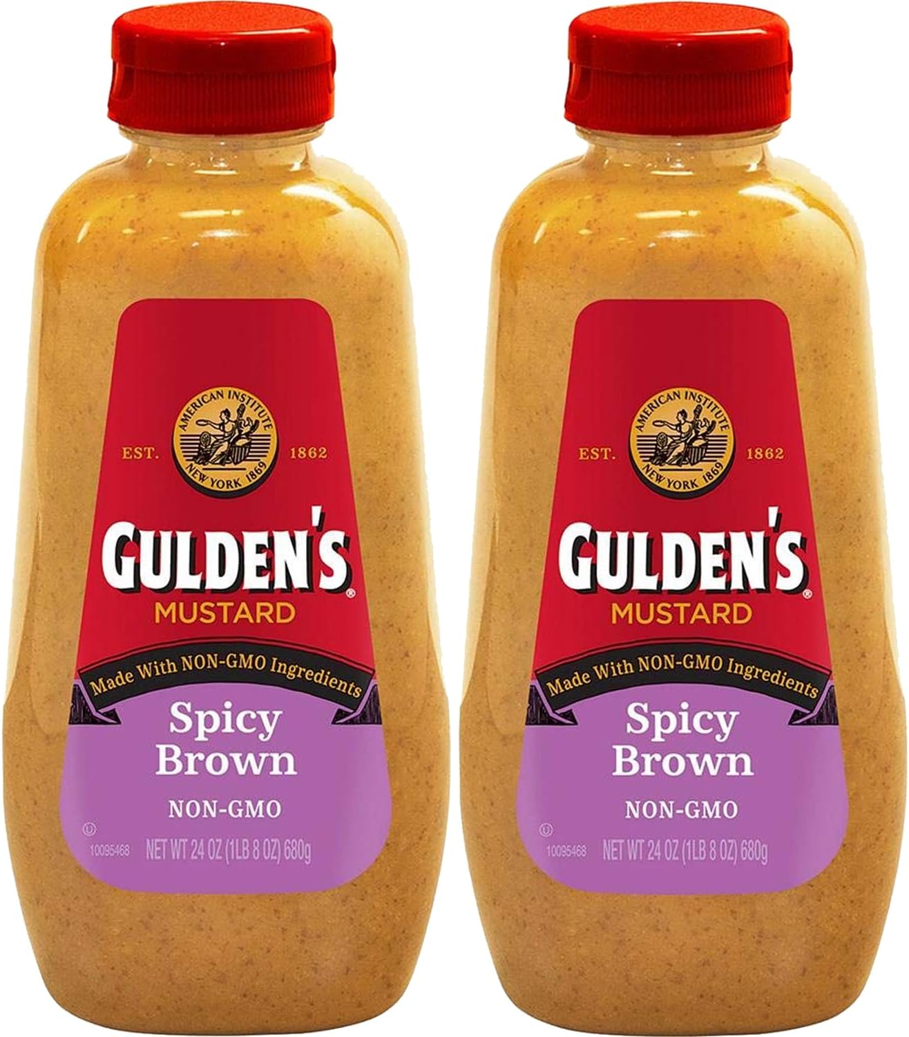 Gulden's spicy brown mustard 2/24 oz (pack of 2)