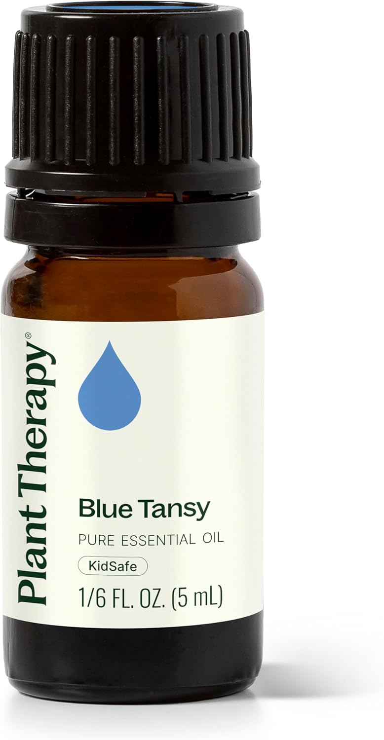 Plant Therapy Blue Tansy Essential Oil 100% Pure, Undiluted, Natural Aromatherapy, Therapeutic Grade 5 mL (1/6 oz)