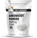 It's Just - Arrowroot Powder, 8oz, Natural Thickener, Gluten-Free, Dairy-Free, Non-GMO, Cornstarch Substitute