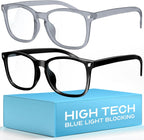 livho High Tech Blue Light Glasses - Advanced Blue Light Blocking Computer Glasses - Screen Fatigue & UV Protection