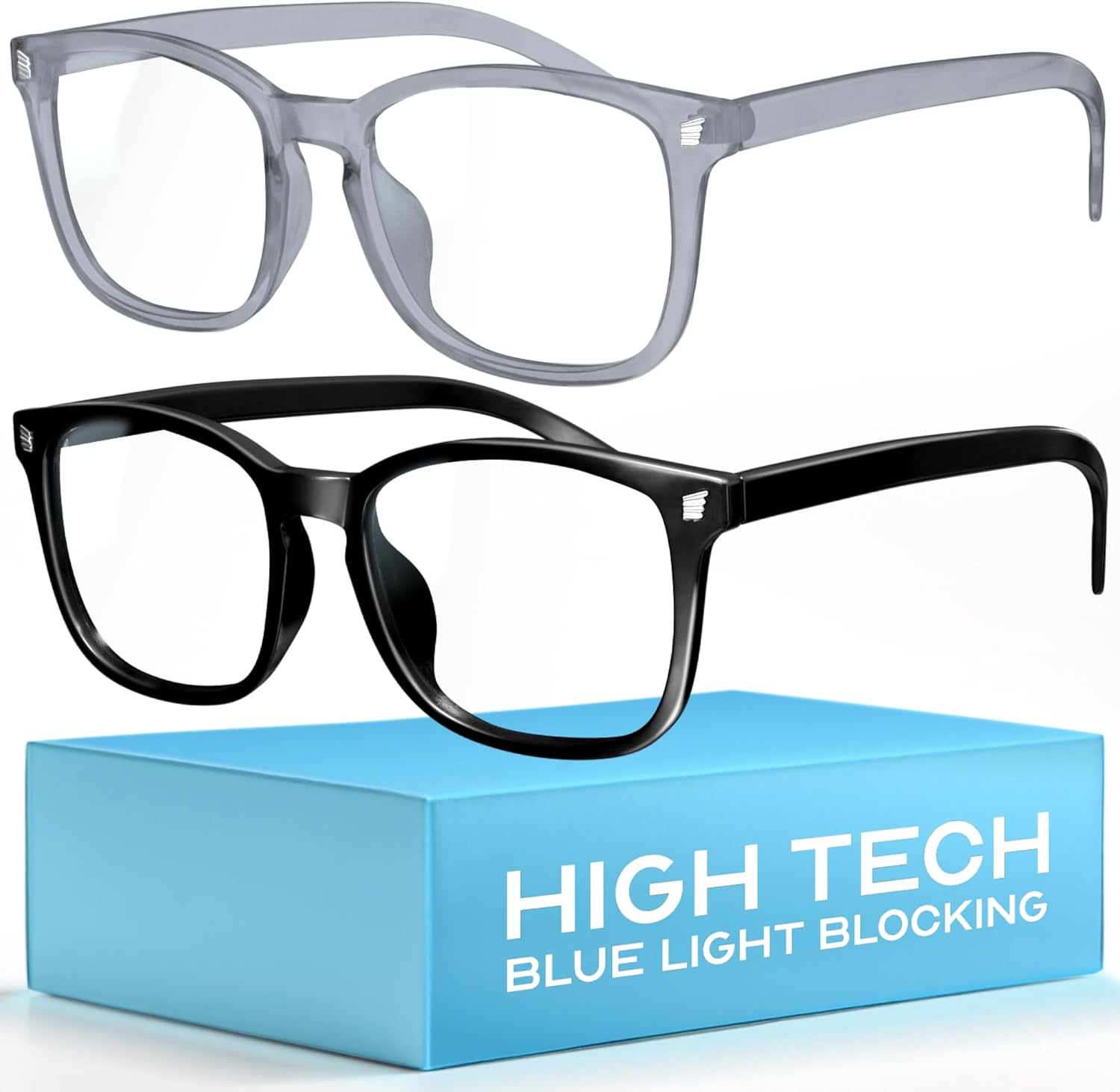 livho High Tech Blue Light Glasses - Advanced Blue Light Blocking Computer Glasses - Screen Fatigue & UV Protection