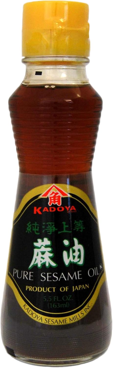 Kadoya 100% Pure Sesame Oil 5.5 oz Packaging may vary