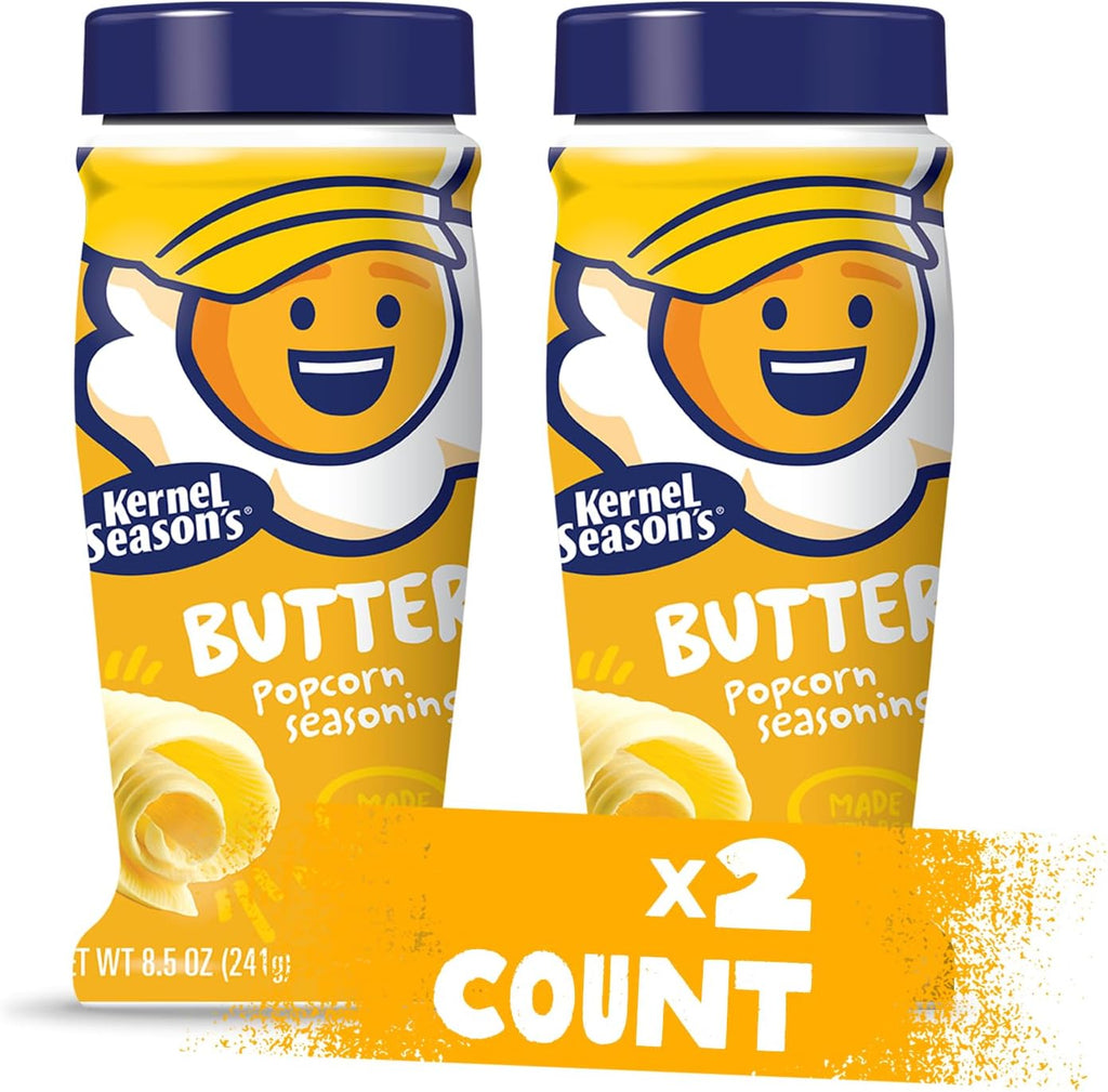 Kernel Season's Popcorn Seasoning, Butter, 8.5 Ounce (Pack of 2)