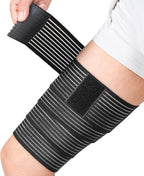 1 Pcs Hamstring & Thigh Compression Wrap, Adjustable Thigh Compression Brace, Quad Support for Men and Women, Versatile Compression Bandage for Knee, Calf, Arm
