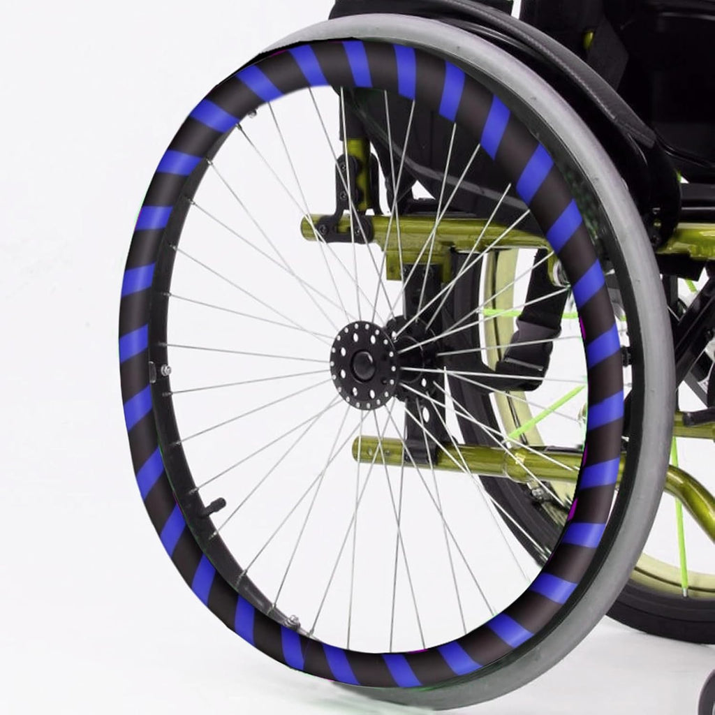 C,20in,Wheelchair Hand Push Rim Covers, 20Inch Silicone Non Slip Wear Resistant Hand Push Cover, for Improve Grip and Traction