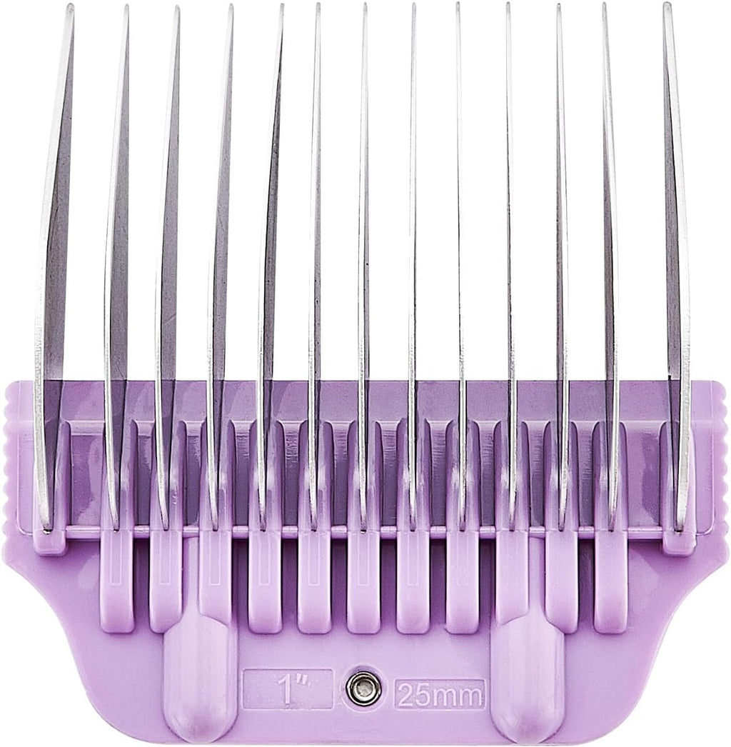 25MM 1Inch Pet Grooming Clipper Attachment Guard Comb, for Wide A5 Blades, Compatible with Andis, Conair, Wahl, Laube, Thrive, Bucchelli, or other A5 Series, Only Fit for 10W/15W/30W Wide Blade