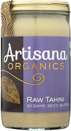Artisana Organics Raw Tahini Sesame Seed Butter, 14-Ounce Jars (Pack of 6)