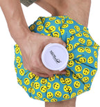 NeoTech Care Ice Bag, Screw Top Fillable, Reusable (Smiley Face Design, 11 inch)