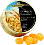 Simpkins Traditional English Barley Sugar Drops - Barley Sugar Hard Candy - Old-Fashioned Drops in Travel Tins - Dairy-Free Sweets & Nut-Free British Hard Candy - Travel Sweets 200 g
