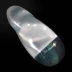 CrystalAge Selenite & Rainbow Fluorite Spiral Wand ~ 60 x 25mm