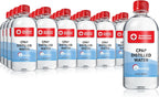 Resway American Red Cross Distilled Water | Travel Bottles for Resmed, Respironics Machines, Personal Humidifier | Medical Supplies for Vacation | Travel-Friendly, Clean | 12oz H2O (24 Pack)