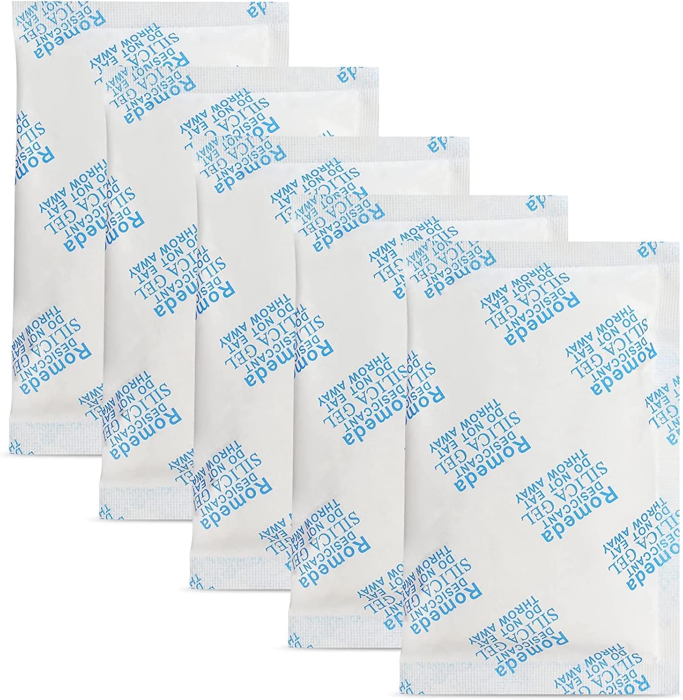 15 Pcs 20 Gram Silica Gel Packs, Transparent Desiccant, Desiccant Packets for Storage, Moisture Packs for Spices Jewelry Shoes Boxes Electronics Storage