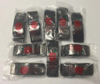 125125 (1.25"X1.25") Black Color Apple Brand Bags Mini Resealable Baggies, Case of 1,000