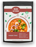 KDI Store Paneer Bhurji, Ready to Eat Indian Cottage Cheese, USDA Organic, Freeze Dried, Fully Cooked, 75g