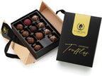 CARIANS Chocolate Gourmet Truffles Box, Chocolate Gift Box, Box of Candy, Assorted Luxury Chocolate Basket, Dark, Milky, Hazelnut Truffles, Great for Gift Giving and Anniversary, 11 Pcs.
