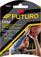 Futuro Sport Performance Compression Arm Sleeve, Large/X-Large
