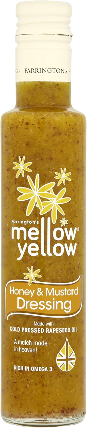 Farringtons Mellow Yellow Honey & Mustard Dressing (250ml) - Pack of 2