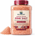 Himalayan Pink Salt Coarse Grain 80oz (5 Pound), Grinder Refill, Kosher Certified, Non-GMO, Pure Mineral-Rich Pink Himalayan Sea Salt, For Cooking, Grilling, BBQ & Seasoning - Sea Mount Naturals