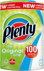 Plenty White Kitchen Roll 100S