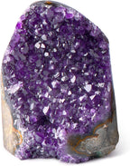 Amethyst Crystal Cluster - Raw Stones, Gemstones, Healing Crystals Rock, Mineral Geode Amethyst Rocks Stones Energy Balancing Gemstones Gifts for Women Men (300g-0.66lb)