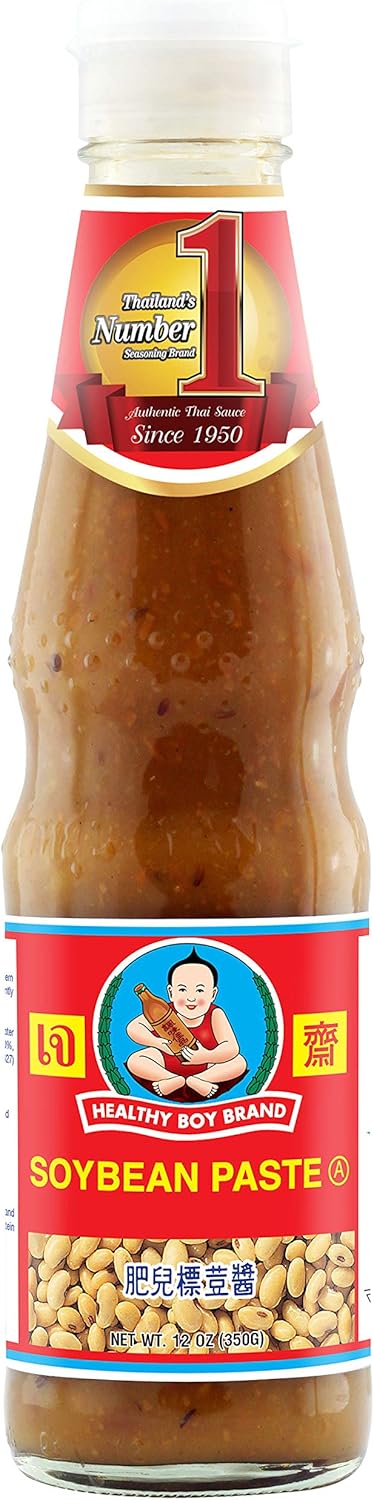 Healthy Boy Thai Soybean Paste (TaoChio), 12 Ounces (Pack of 1)