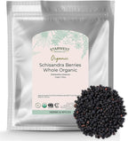 Starwest Botanicals Schisandra Berries Whole Organic - Dried Organic Schisandra Berry for Tea, Smoothies, Baked Goods, & More, Sourced From China, Non GMO - Bulk 1 lb Bag