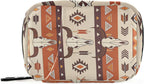 Burbuja Western Aztec Travel Pill Case, Weekly Portable Pill Box 7 Days Pill Organizer to Hold Medicine Vitamin Supplement with Zipper for Travel