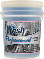 Ultra Fresh Professional 5 Gal Fabric Softener for Commercial Washing Machines, Liquid Laundry Softener, Up to 640 Loads, Blue Spring Fresh Fragrance
