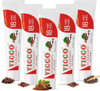 Vicco Vajradanti Ayurvedic Herbal Toothpaste for Oral Care & Gum Health by Vicco – 70 Year Legacy of Ayurveda, with 18 Ayurvedic Herbs & Barks, Fluoride-Free, Vegan – 3.53 oz (5 Pack)
