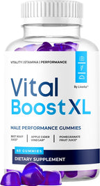 Vital Boost XL Gummies - Official VitalBoost XL Gummys for Men Premium Natural Ingredients - Maximum Strength, Advanced Formula Support for Overall Health & Wellness, 60 Gummies for 1 Month