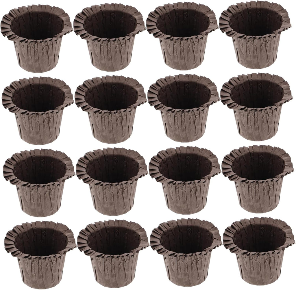 Cabilock 30pcs Top Hat Paper Holder Baking Cups Decorative Muffin Cups Paper Cupcake Liners for Wedding Baking Supplies