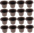 Cabilock 30pcs Top Hat Paper Holder Baking Cups Decorative Muffin Cups Paper Cupcake Liners for Wedding Baking Supplies