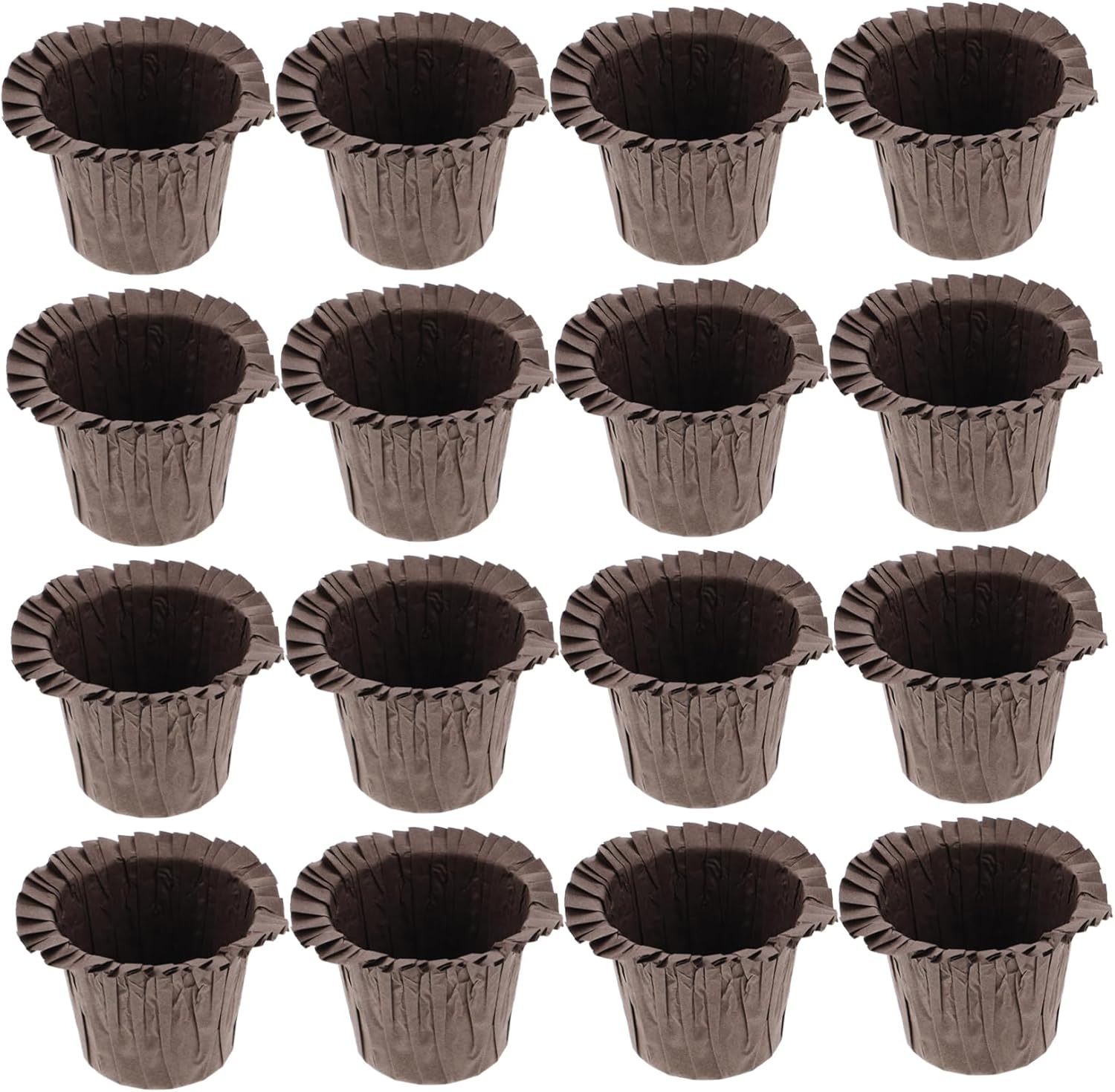 Cabilock 30pcs Top Hat Paper Holder Baking Cups Decorative Muffin Cups Paper Cupcake Liners for Wedding Baking Supplies