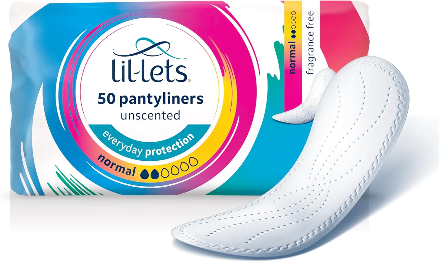 Lil-Lets Essential Liner 50pk, White