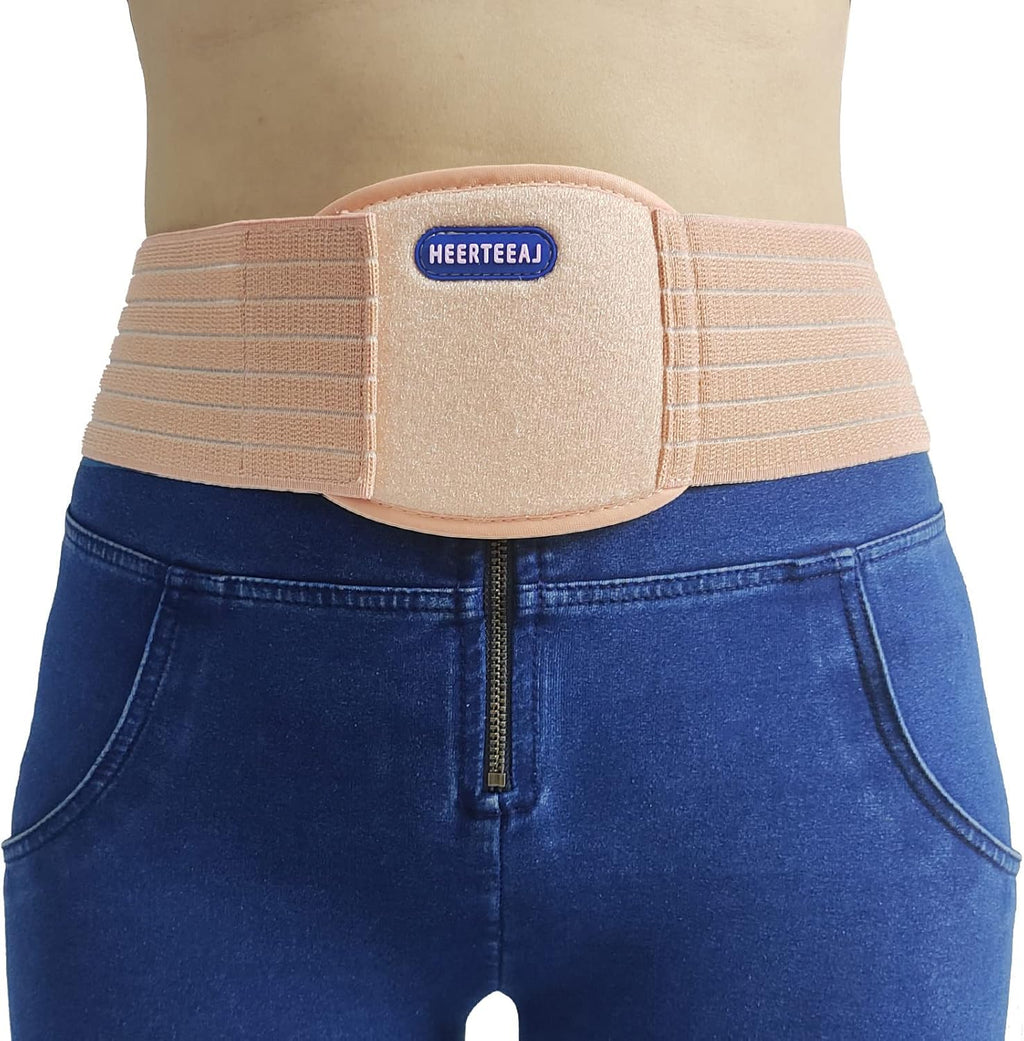 Umbilical Hernia Belt | Abdominal Hernia Belt for Men & Women | Belly Button Umbilical Hernia Binder w/ 1 Hernia Compression Pads | Ventral, Epigastric & Post Surgery Support Belts