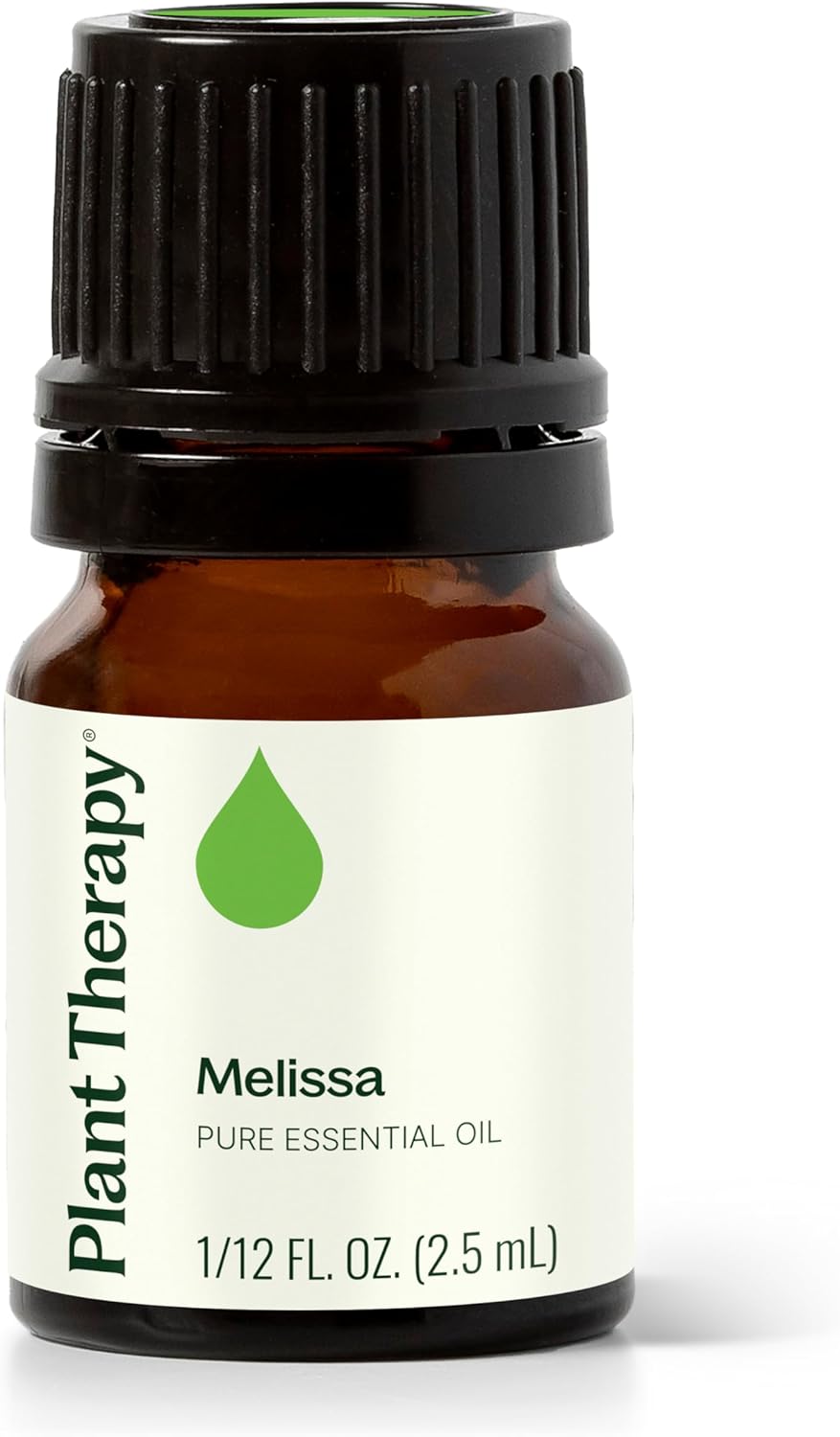 Plant Therapy Melissa Essential Oil 2.5 mL (1/12 oz) 100% Pure, Undiluted Essential Oil, Encourages Healthy, Radiant-Looking Skin