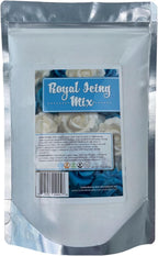 Sweet Eva’s ROYAL ICING MIX-White,Icing,Gingerbread House,Cookie Decorating,Frosting,Piping,Flooding,Edible Decorations,Ready To Use-Just Add Water!, 15 oz
