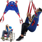 Standing Walking Sling, Patient Lift Slings Belt, Patient Assisted Walking Harness, Rehabilitation Aid Gait Training Device,for Caregiver, Elderly, Disabled,L