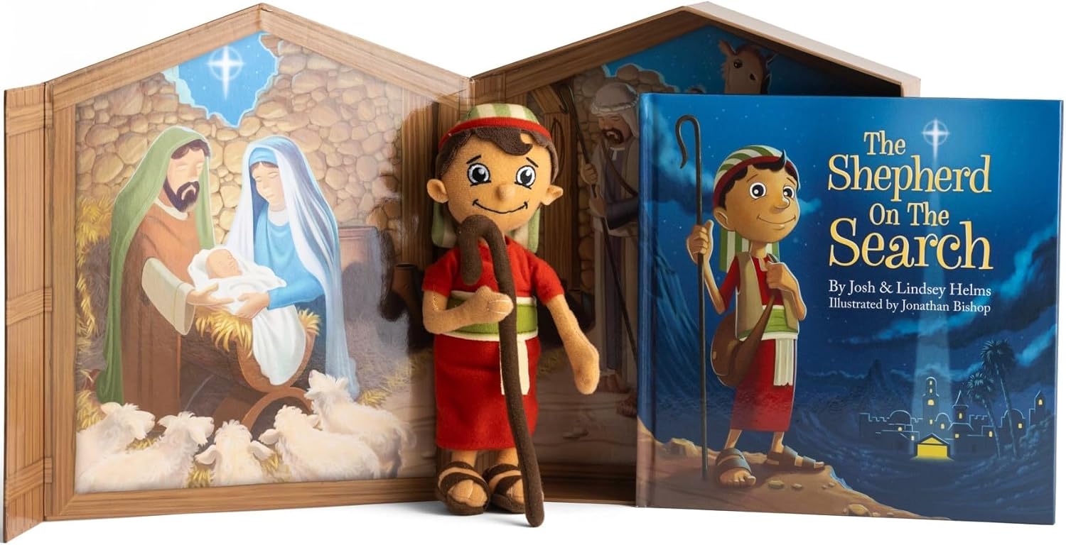 The Shepherd on the Search: Finding Christ in Christmas - Advent Activity Set with Nativity Keepsake Box