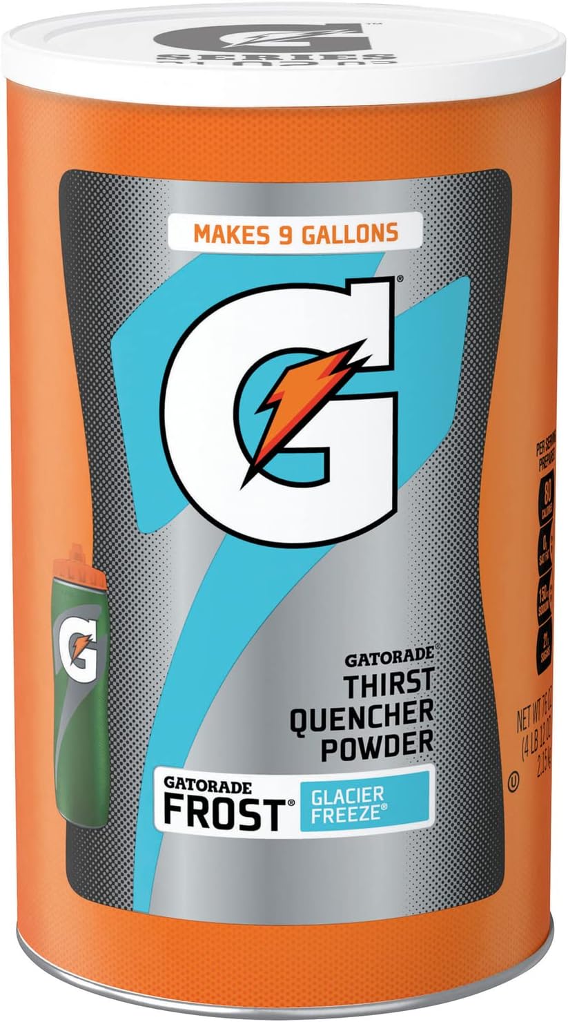 Gatorade Thirst Quencher Powder, Frost Glacier Freeze, 76.5 Ounce, Pack of 1