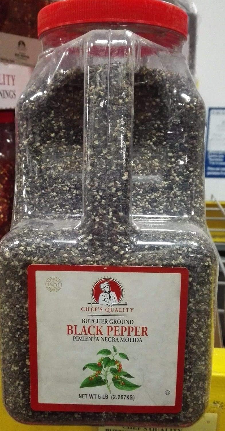 Chef's Quality Ground Black Pepper, 5 Pound